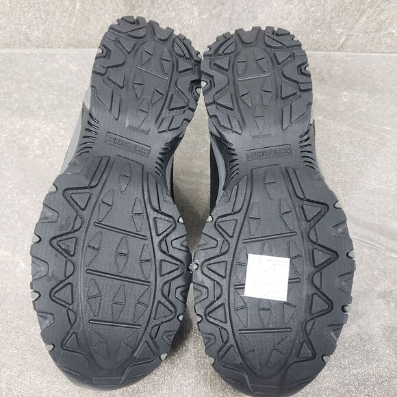 Skechers Memory Foam Sneakers 6.5 M Black Hillcrest Suede Water Repellent Shoes - Picture 7 of 14